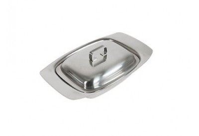 Sunnex Stainless Steel Butter Dish with Lid